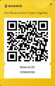 binance referral code where